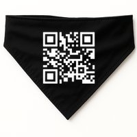 Fuck You Qr Code USA-Made Doggie Bandana