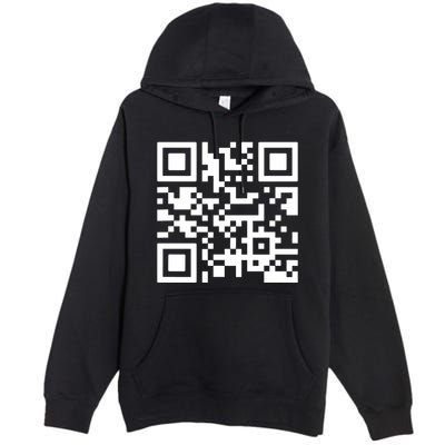 Fuck You Qr Code Premium Pullover Hoodie
