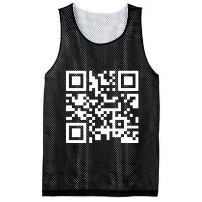 Fuck You Qr Code Mesh Reversible Basketball Jersey Tank