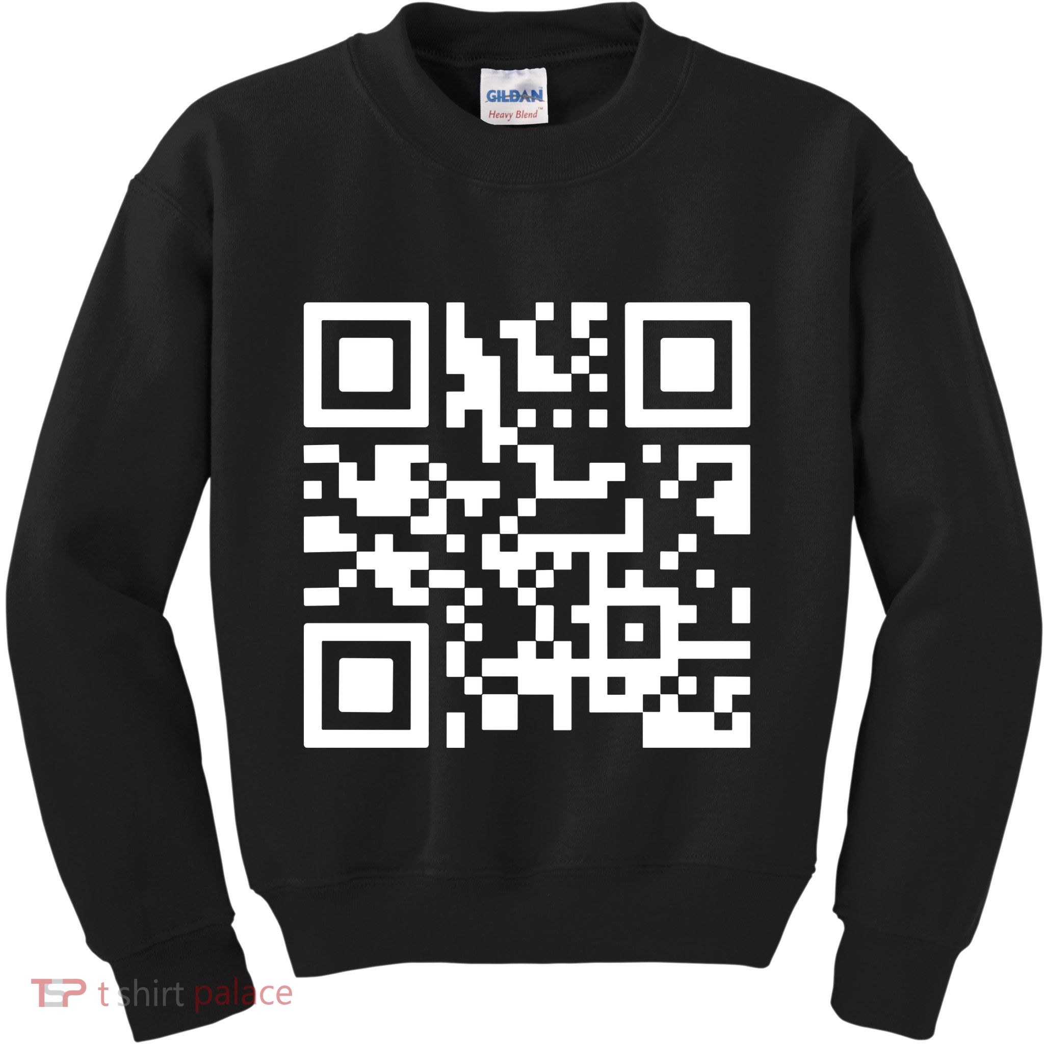 Fuck You Qr Code Kids Sweatshirt