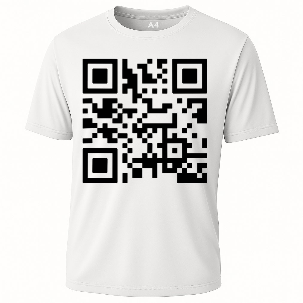 Fuck You Qr Code Performance Shirt