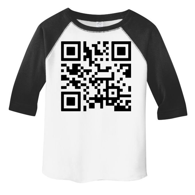 Fuck You Qr Code Toddler Fine Jersey T-Shirt