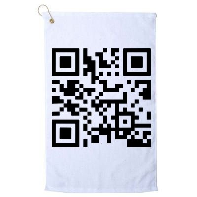 Fuck You Qr Code Golf Towel