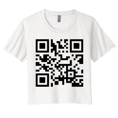 Fuck You Qr Code Crop Top