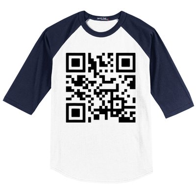 Fuck You Qr Code Baseball Sleeve Shirt