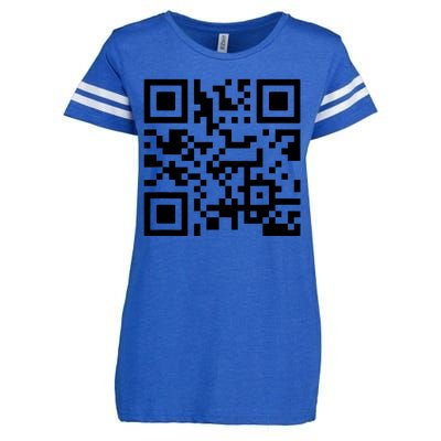 Fuck You Qr Code Enza Ladies Jersey Football T-Shirt