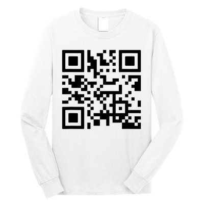 Fuck You Qr Code Long Sleeve Shirt