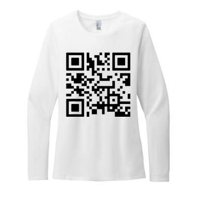 Fuck You Qr Code Womens CVC Long Sleeve Shirt