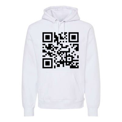 Fuck You Qr Code Premium Hoodie