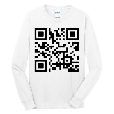 Fuck You Qr Code Tall Long Sleeve T-Shirt