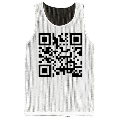 Fuck You Qr Code Mesh Reversible Basketball Jersey Tank