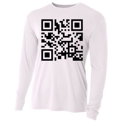 Fuck You Qr Code Cooling Performance Long Sleeve Crew