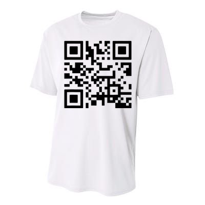 Fuck You Qr Code Performance Sprint T-Shirt