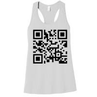 Fuck You Qr Code Women's Racerback Tank