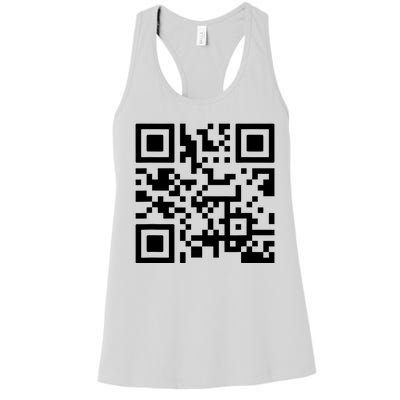 Fuck You Qr Code Women's Racerback Tank