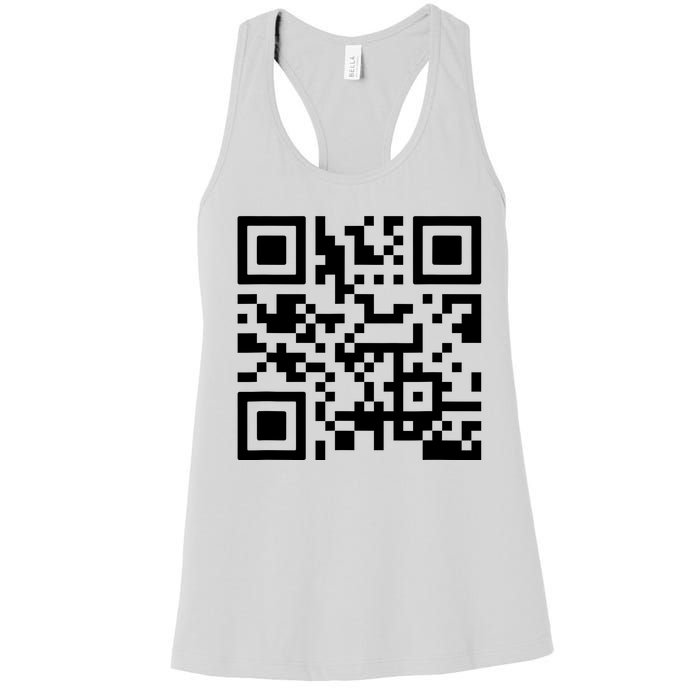 Fuck You Qr Code Women's Racerback Tank