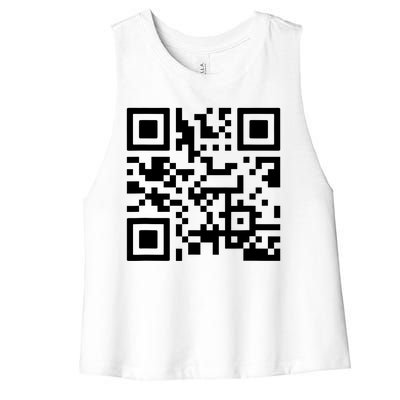 Fuck You Qr Code Women's Racerback Cropped Tank