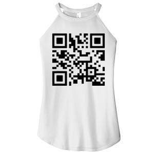 Fuck You Qr Code Women’s Perfect Tri Rocker Tank