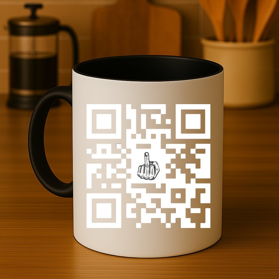 Fuck You Qr Code Mug