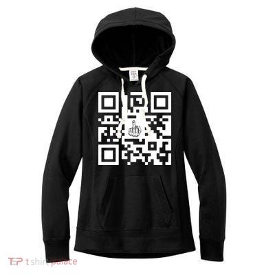 Fuck You Qr Code Women's Fleece Hoodie