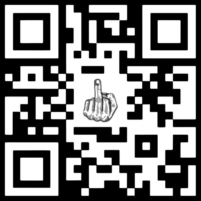 Fuck You Qr Code 16 in Basic Backpack
