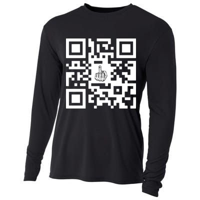 Fuck You Qr Code Cooling Performance Long Sleeve Crew