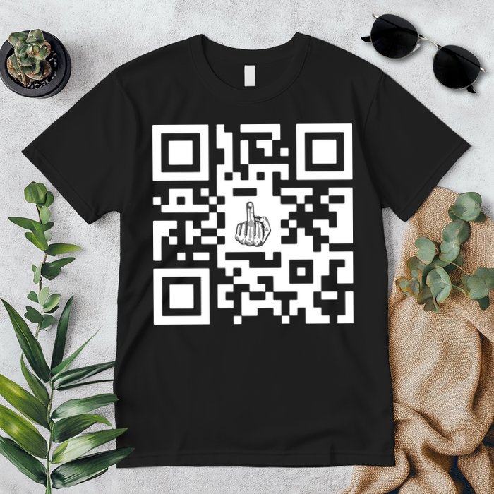 Fuck You Qr Code Premium T-Shirt