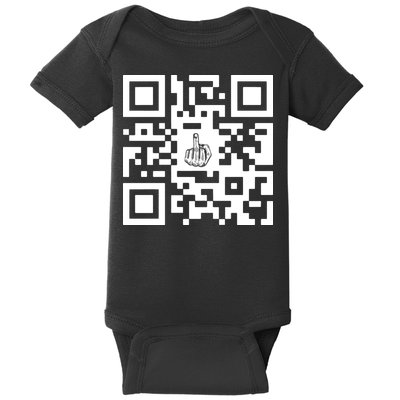 Fuck You Qr Code Baby Bodysuit