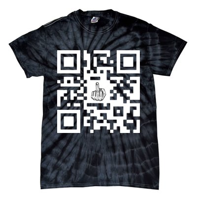 Fuck You Qr Code Tie-Dye T-Shirt