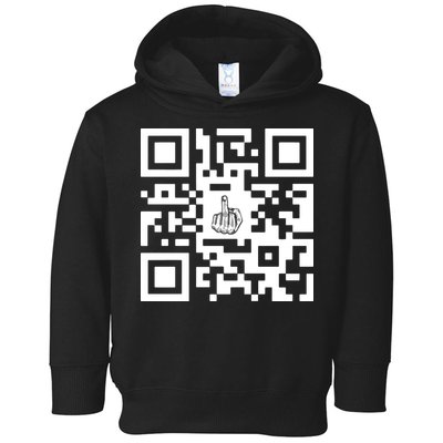Fuck You Qr Code Toddler Hoodie