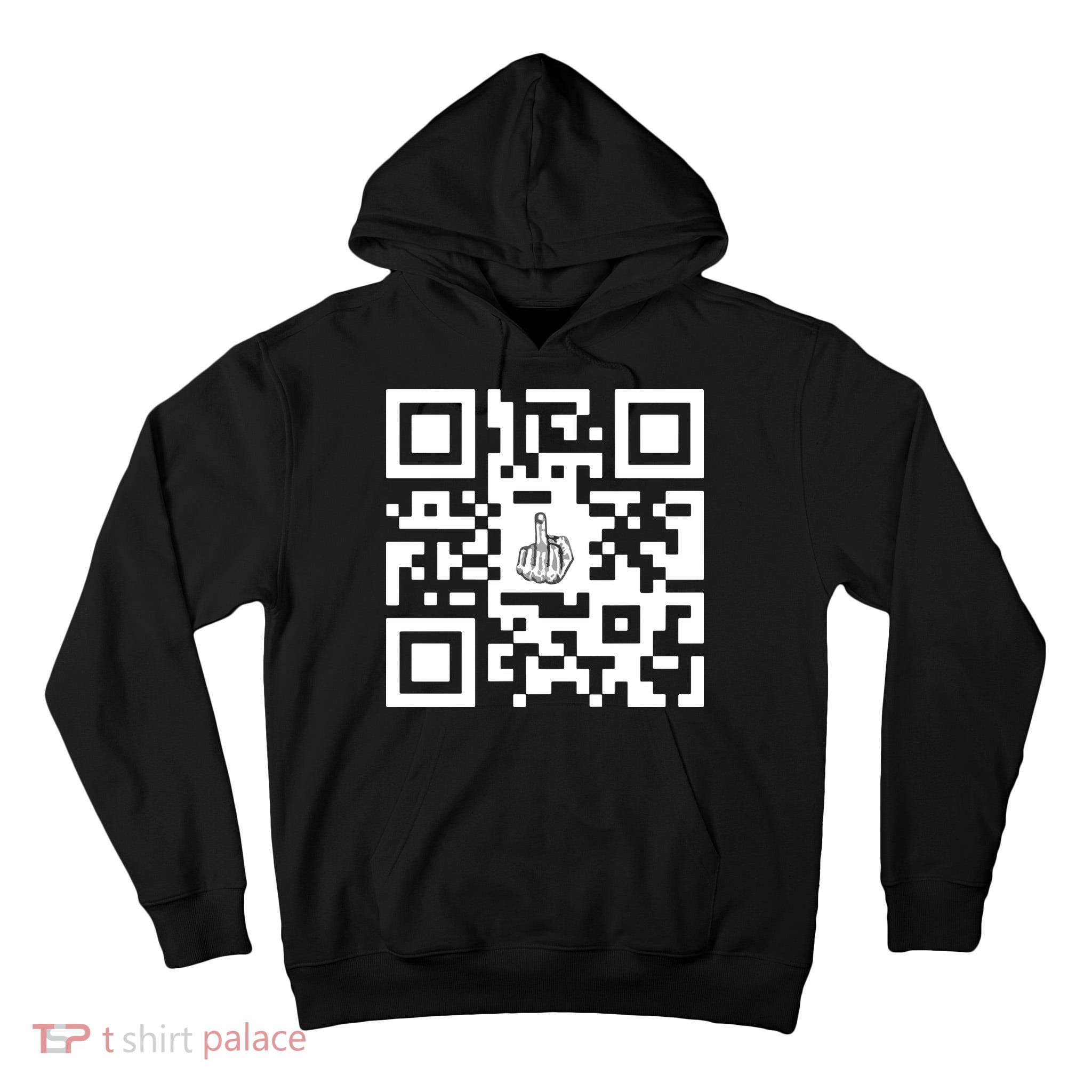 Fuck You Qr Code Tall Hoodie