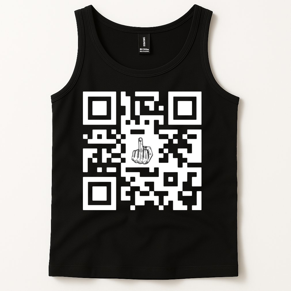 Fuck You Qr Code Tank Top