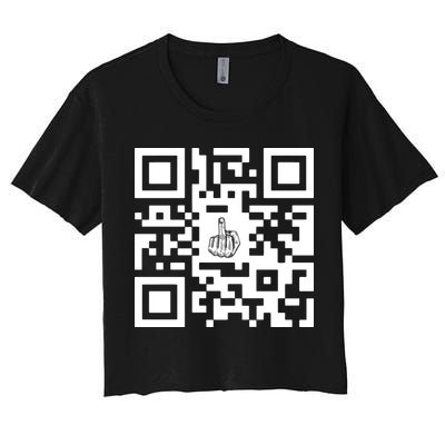Fuck You Qr Code Crop Top