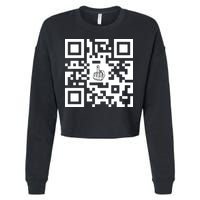 Fuck You Qr Code Cropped Pullover Crew