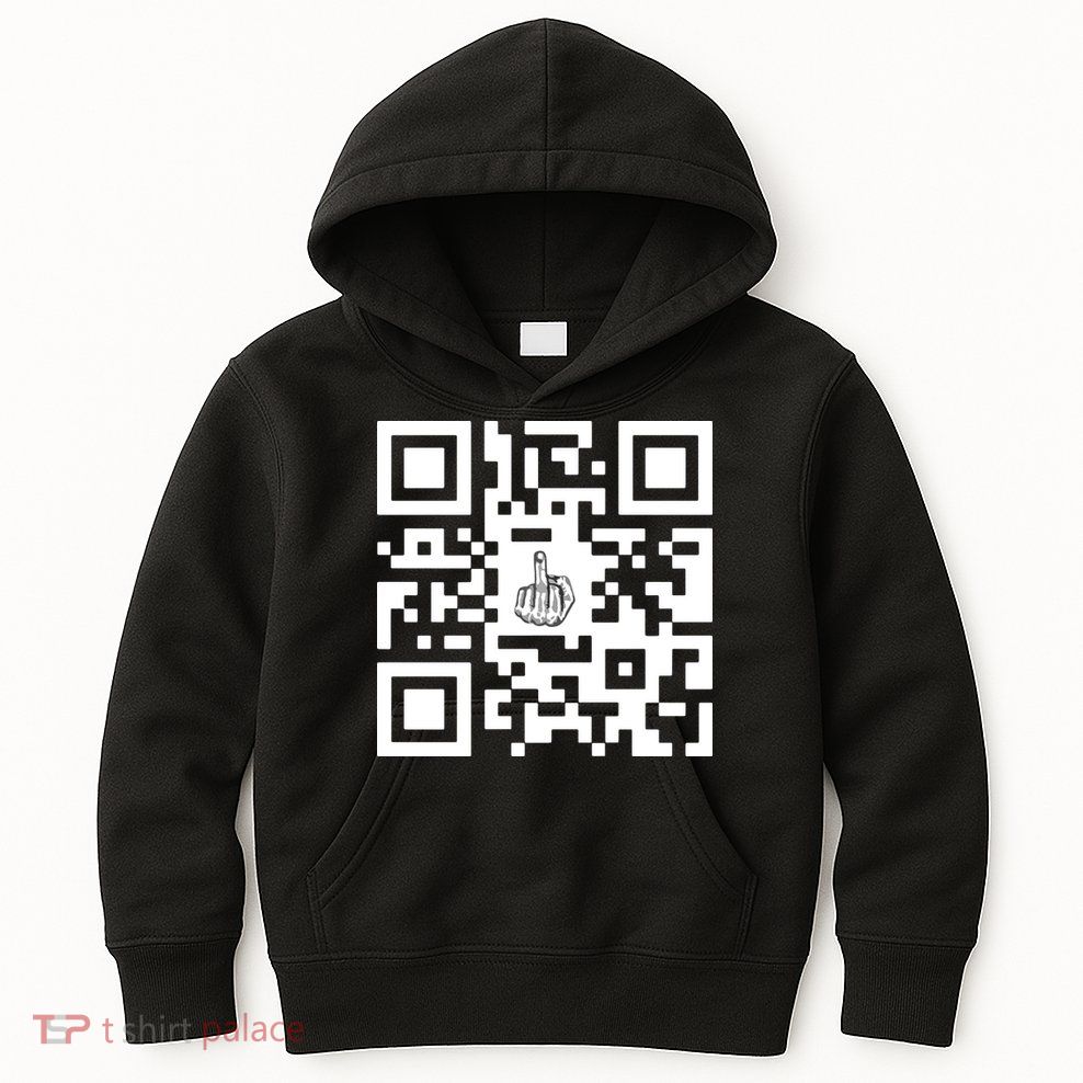 Fuck You Qr Code Kids Hoodie
