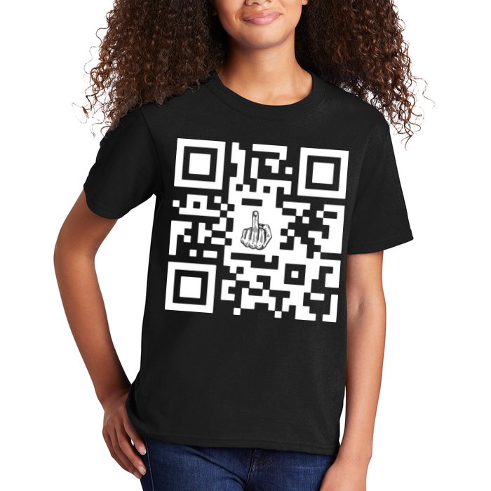 Fuck You Qr Code Kids T-Shirt
