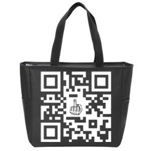 Fuck You Qr Code Zip Tote Bag