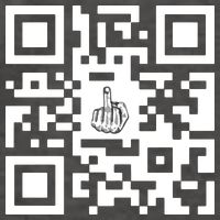 Fuck You Qr Code Vector Backpack