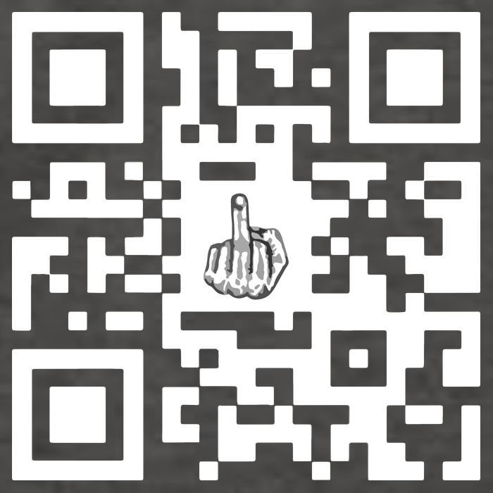 Fuck You Qr Code Vector Backpack