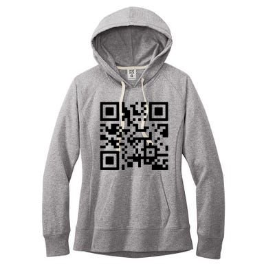 Fuck You Qr Code Women's Fleece Hoodie