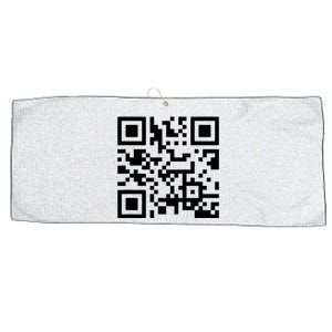 Fuck You Qr Code Large Microfiber Waffle Golf Towel