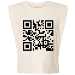 Fuck You Qr Code Garment-Dyed Women's Muscle Tee