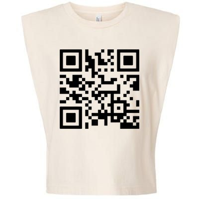 Fuck You Qr Code Garment-Dyed Women's Muscle Tee
