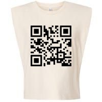 Fuck You Qr Code Garment-Dyed Women's Muscle Tee