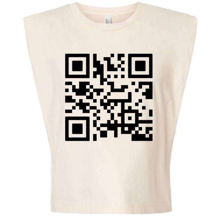 Fuck You Qr Code Garment-Dyed Women's Muscle Tee