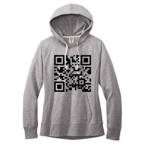 Fuck You Qr Code Women's Fleece Hoodie