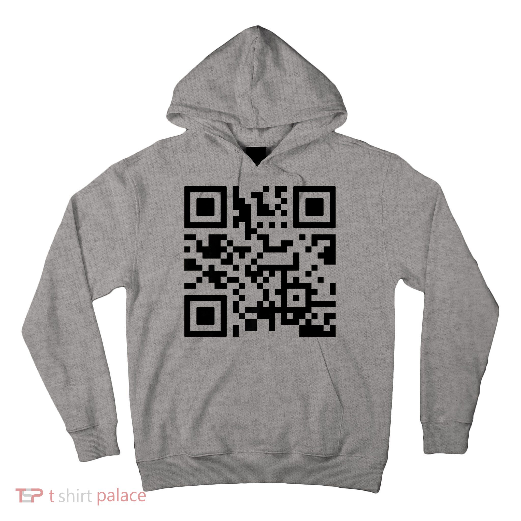 Fuck You Qr Code Tall Hoodie
