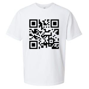 Fuck You Qr Code Sueded Cloud Jersey T-Shirt