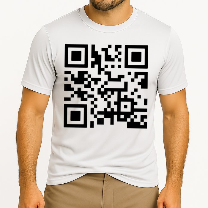 Fuck You Qr Code Performance Shirt