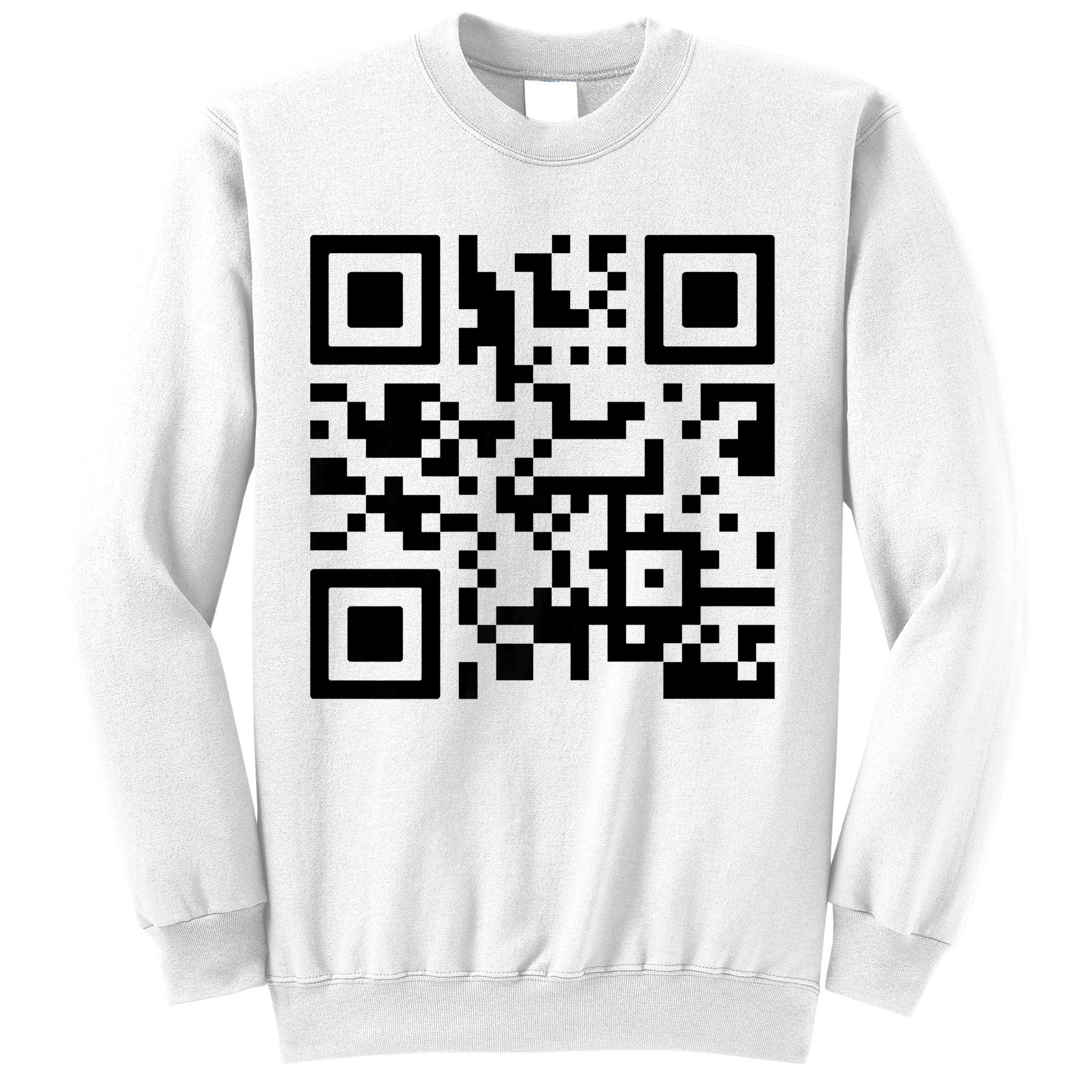 Fuck You Qr Code Sweatshirt